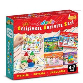 Adeda 4 Kitap 4-7 Yaş Gelişimsel Aktivite Seti