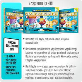 Adeda Anasınıfı 4 Yaş Neuro Via Dikkati Güçlendirme Seti