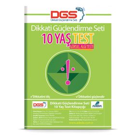 Adeda - DGS Dikkati Güçlendirme Seti 10 Yaş Test Görsel Algı Testi - Osman Abalı