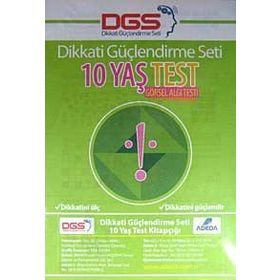 Adeda - DGS Dikkati Güçlendirme Seti 10 Yaş Test Görsel Algı Testi - Osman Abalı