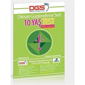 Adeda - DGS Dikkati Güçlendirme Seti 10 Yaş Test Görsel Algı Testi - Osman Abalı