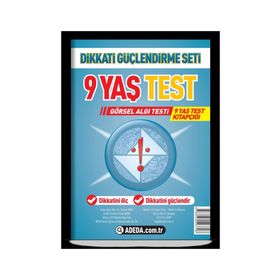 Adeda - DGS Dikkati Güçlendirme Seti 9 Yaş Test Görsel Algı Testi - Osman Abalı