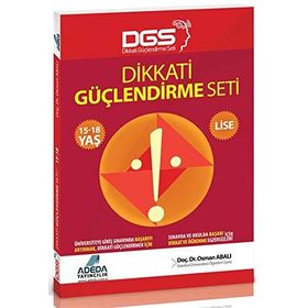 Adeda - DGS Dikkati Güçlendirme Seti Lise 15-18 Yaş - Osman Abalı