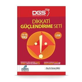 Adeda - DGS Dikkati Güçlendirme Seti Lise 15-18 Yaş - Osman Abalı