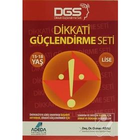 Adeda - DGS Dikkati Güçlendirme Seti Lise 15-18 Yaş - Osman Abalı