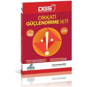 Adeda - DGS Dikkati Güçlendirme Seti Lise 15-18 Yaş - Osman Abalı