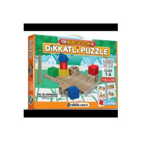 Adeda İlk Adım 2-7 Yaş Dikkatli Puzzle
