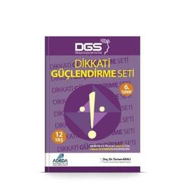 Adeda Yayıncılık Dikkati Güçlendirme Seti 6. Sınıf 12 Yaş