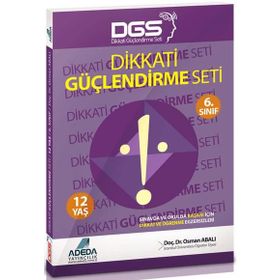 Adeda Yayıncılık Dikkati Güçlendirme Seti 6. Sınıf 12 Yaş