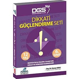 Adeda Yayınları 6.Sınıf Dikkati Güçlendirme Seti 12 Yaş