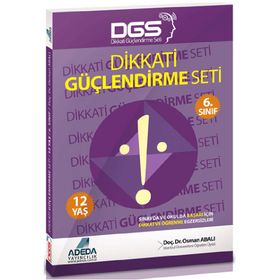 Adeda Yayınları 6.Sınıf Dikkati Güçlendirme Seti 12 Yaş