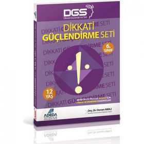 Adeda Yayınları 6.Sınıf Dikkati Güçlendirme Seti 12 Yaş