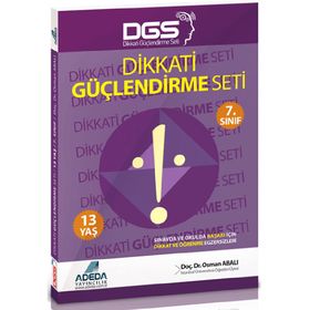 Adeda Yayınları 7. Sınıf Dikkati Güçlendirme Seti 13 Yaş