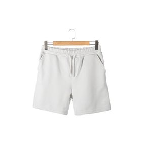 ADEGO Erkek Beyaz Basic Regular Fit Şort