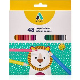 Adel 000014 48'li Kuru Boya Kalemi