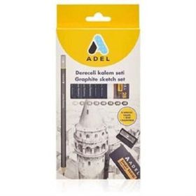 Adel 10 Parça Dereceli Kalem Seti