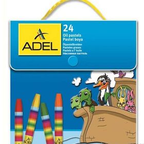 Adel 24 Renk 4281824000 Çantalı Yağlı Pastel Boya