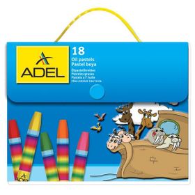 Adel 4281818000000 18 Renk Çantalı Yağlı Pastel Boya