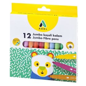 Adel 4340214201 12'li Jumbo Keçeli Kalem
