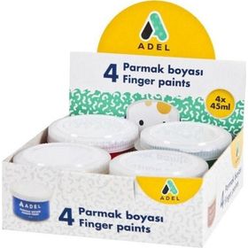 Adel 45 mlx4 Renk Parmak Boyası