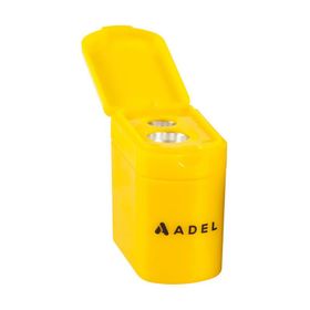 Adel 607 Geniş Plastik Hazneli Çok Renkli Kalemtraş