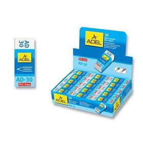 Adel AD-30 Beyaz Kılıflı Silgi