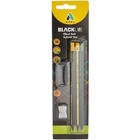 Adel Blackline Arılar Silgili 12'li Kurşun Kalem
