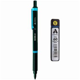 Adel Blackline Mavi 0.7+Adel 0,7 Uç 60'lı Metalik Versatil Kalem