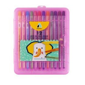 Adel Cevır-Ac 844101 Pembe 12 Renk Mum Boya