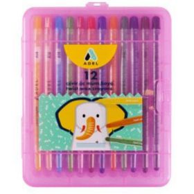 Adel Cevır-Ac 844101 Pembe 12 Renk Mum Boya