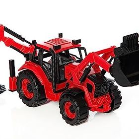 Adel Farm City Kırmızı Kazıcı Yükleyici