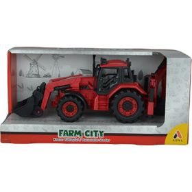 Adel Farm City Kırmızı Kazıcı Yükleyici