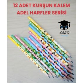 Adel Harfler 12 Adet Kurşun Kalem