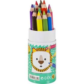 Adel Jumbo 12 Adet Kuru Boya Kalemi Yarım Boy