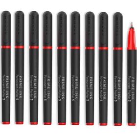 Adel Kırmızı Permanent S 0,4 mm 10 Adet Standart Asetat Kalemi