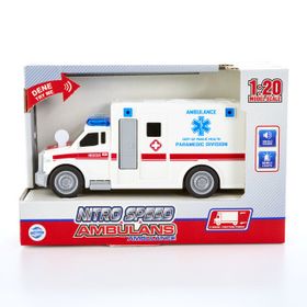 Adel Nitro Speed 1:20 Beyaz Polis Ambulans Oyuncak Araba