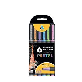 Adel Prime Ink 6'lı Pastel Fineliner