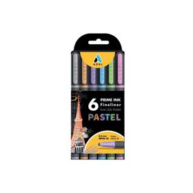 Adel Prime Ink 6'lı Pastel Fineliner