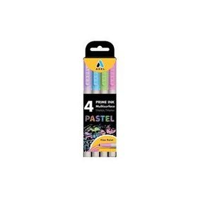 Adel Prime Ink Multisurface 4'lü Pastel Marker Kalem
