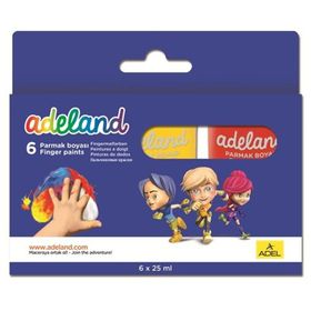 Adeland 6 Renk 25 ml Parmak Boyası