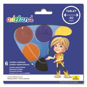 Adeland 935000 6 Renk Jumbo Sulu Boya