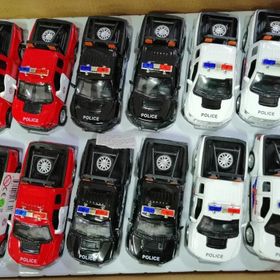 Adeland Nitro Speed Pilli Işıklı Çek Bırak 1:36 Ölçü Polis Arabası
