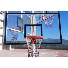 Adelinspor 105x180 15 mm Akrilik Cam Hidrolik Çember Basketbol Panya Seti