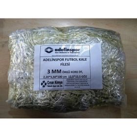Adelinspor 3 mm Kord İpi 5,5x2,20x0,8 m Futbol Kale Filesi