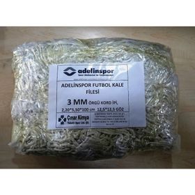 Adelinspor 3 mm Kord İpi 5,5x2,20x0,8 m Futbol Kale Filesi