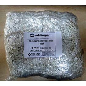Adelinspor 4 mm Kord İpi 4,50x2,20x0,8 m Futbol Kale Filesi