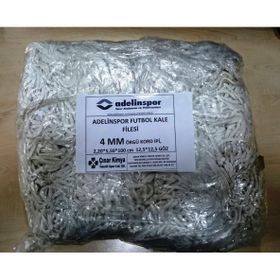 Adelinspor 4 mm Kord İpi 5,50x2,20x0,8 m Futbol Kale Filesi