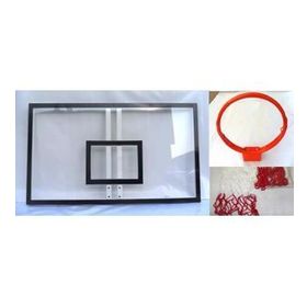 Adelinspor 90x120 10 mm Akrilik Cam Hidrolik Çember Basketbol Panya Seti