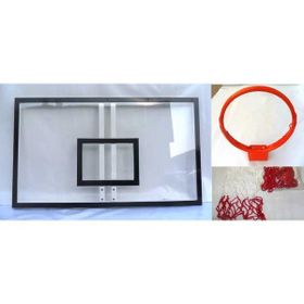 Adelinspor 90x120 10 mm Akrilik Cam Hidrolik Çember Basketbol Panya Seti