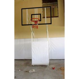 Adelinspor Diomond Seyyar 4 Direk 15 mm Cam Panya Basketbol Potası